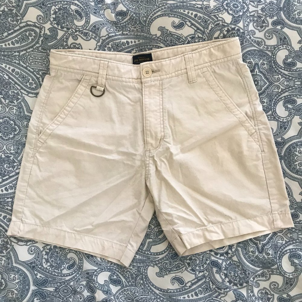 CPO Provisions 5 inch White Shorts